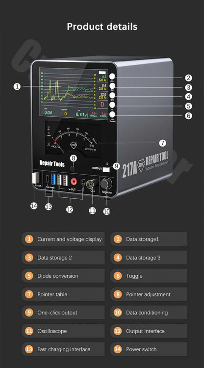 TBK217A 150W DC Power Supply 0-20V 5A Adjustable Bench Power Supply
