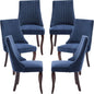 Mid Century Upholstered Dining Room Chairs, Set of 6