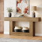 Farmhouse Style Wooden Console Table