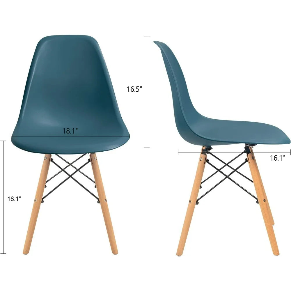 Mid-Century Modern Dining Chair Set