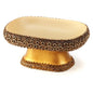 Braided Medallion Gold Resin Soap Dish | Decorative Bathroom Soap Holder