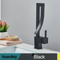 Modern Brass Waterfall Bathroom Faucet