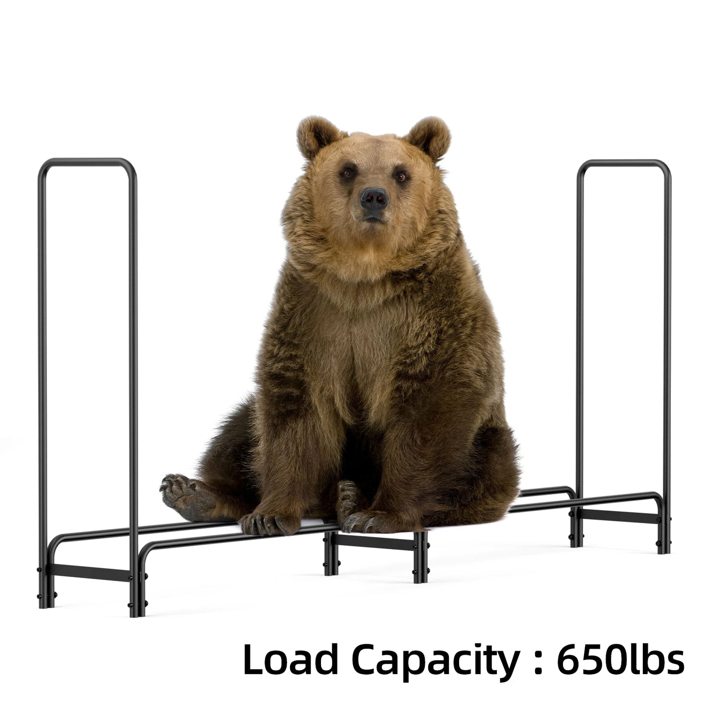 Heavy-Duty Firewood Log Rack