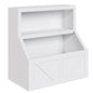 Wooden Kids Bookshelf & Toy Storage Organizer
