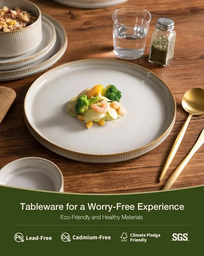 Modern Stoneware Dinnerware Set