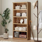 Modern 5-Tier Open Storage Bookshelf 