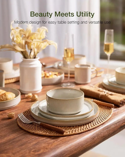 Modern Stoneware Dinnerware Set