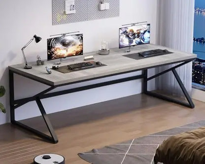 Spacious Farmhouse Style Home Office Desk