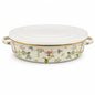 Vintage Floral Enamel Pie Pan