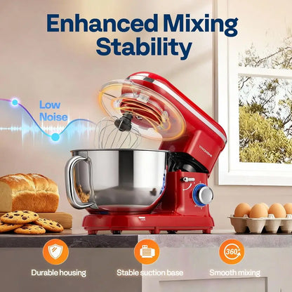 High-Performance Electric Stand Mixer with Accessories