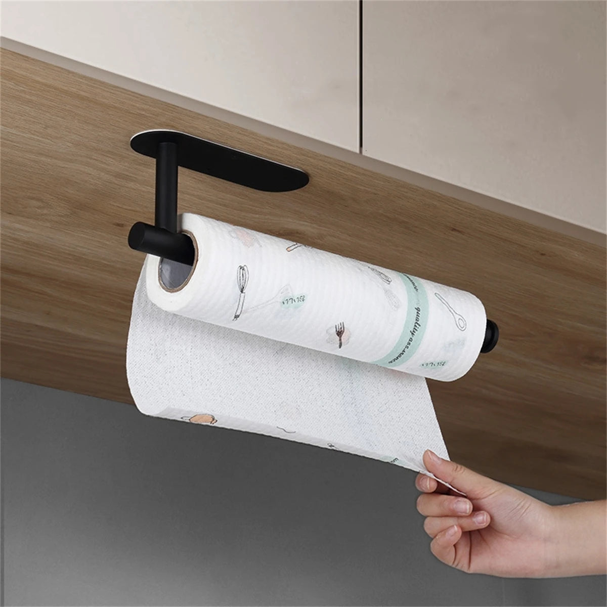 Modern Adhesive Paper Towel Holder