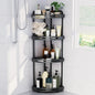 3-Tier Corner Shower Organizer with Soap Dish | Rust-Resistant Bathroom Shelf