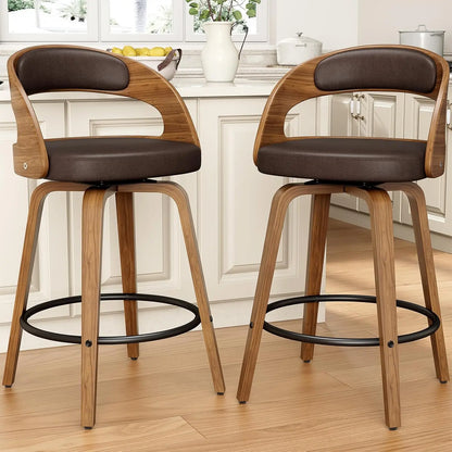 Modern Swivel Counter Height Bar Stools