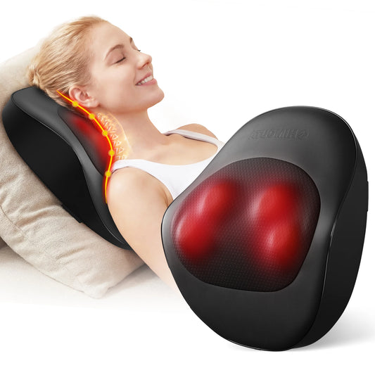 Electric Neck and Back Massage Pillow with Heat