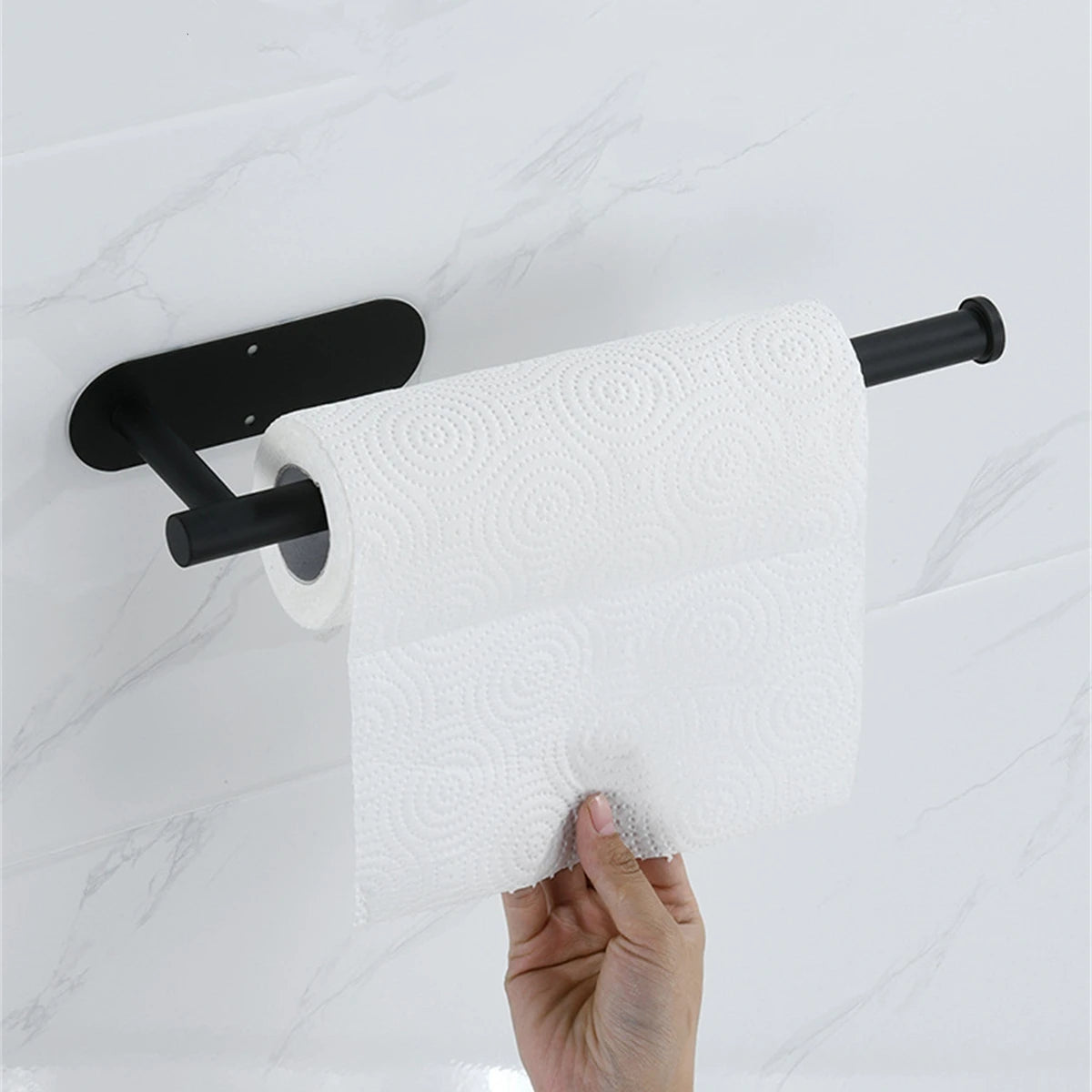 Modern Adhesive Paper Towel Holder