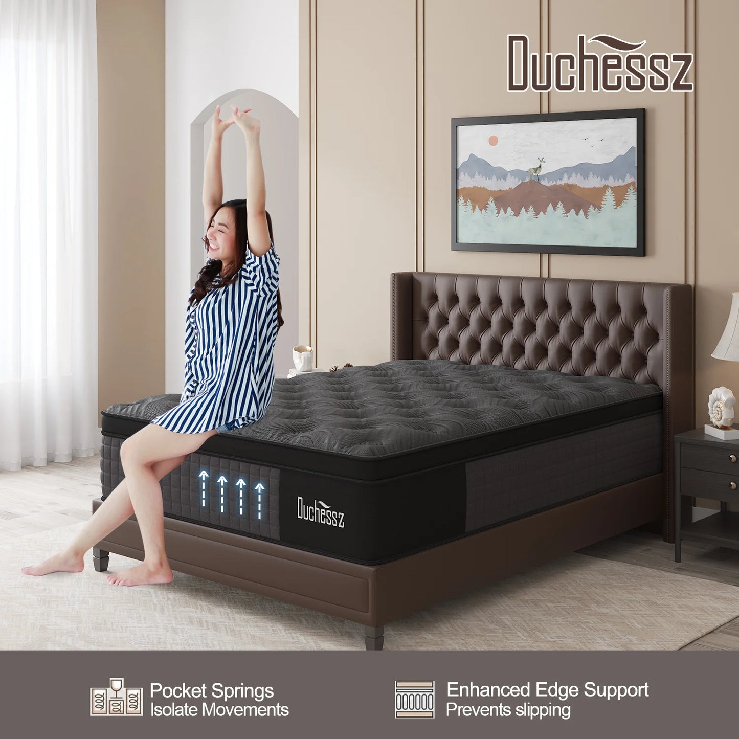 Luxury Hybrid Memory Foam Mattress
