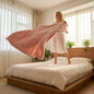 Cooling Ice Silk Summer Quilt | Lightweight Breathable Embroidered Bedding