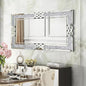 Decorative Silver & Crystal Frame Wall Mirror