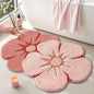 Non-Slip Pink Flower Bath Mat