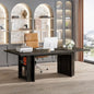 63-Inch Modern Executive Computer Desk with Storage