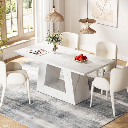 Stylish 6-Person Dining Room Table