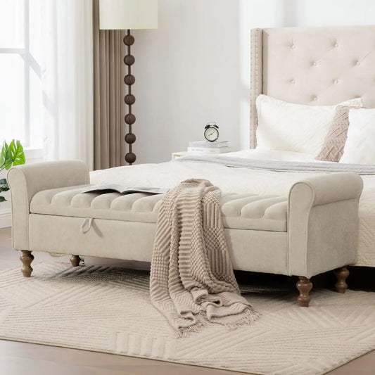 King Size Upholstered Ottoman