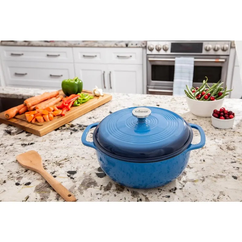 6-Quart Enameled Cast Iron Dutch Oven