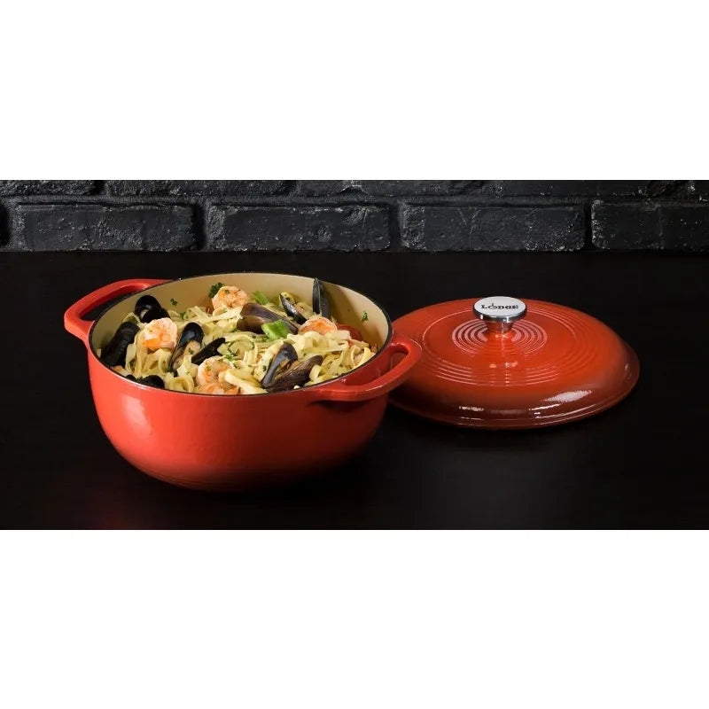 6-Quart Enameled Cast Iron Dutch Oven