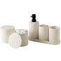 5 PCS Sandstone Look Bathroom Accessory Set