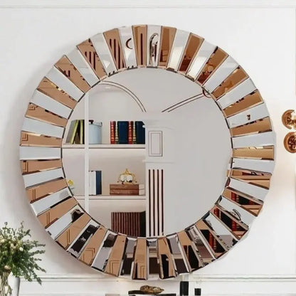 Gorgeous Large Round Decorative Accent Mirror