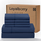Cool & Soft 4-Piece Microfiber Sheet Set | Deep Pocket Bed Sheets Up to 18"