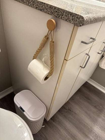 Retro Wall-Mounted Rope Towel Holder