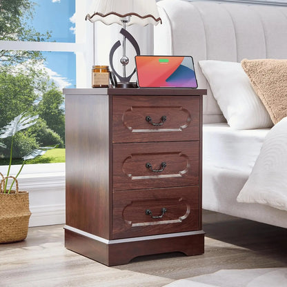 Farmhouse Style Cherry Wood Chest of Drawers