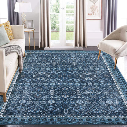 Beautiful Machine Washable Living Room Rug