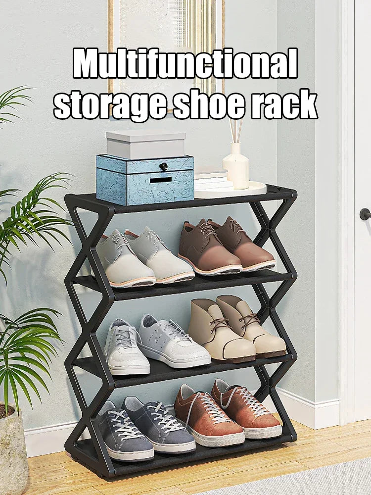 4-Tier Space-Saving Shoe Rack