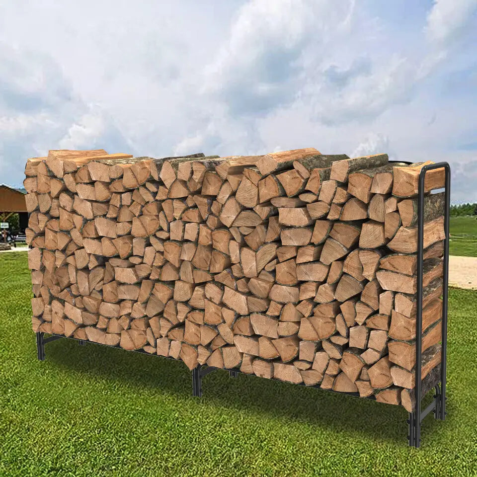 Heavy-Duty Firewood Log Rack