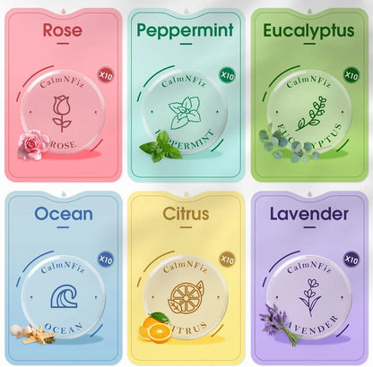 60 Pack Shower Steamers with 6 Scents