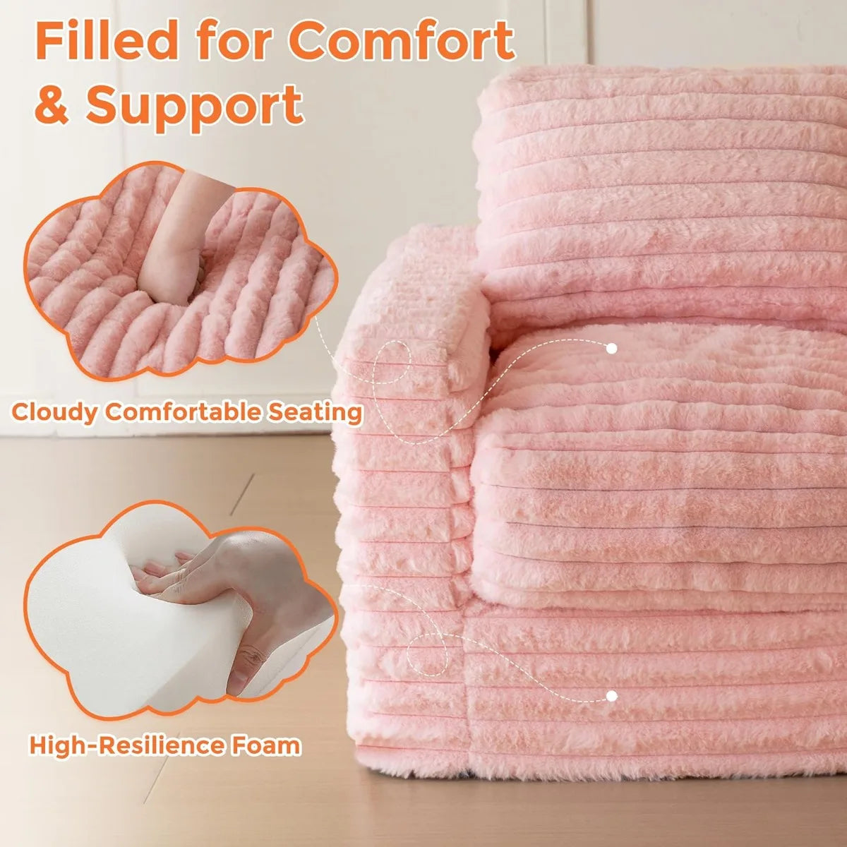 Kids Cozy Bean Bag Chair