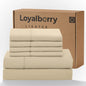 Cool & Soft 4-Piece Microfiber Sheet Set | Deep Pocket Bed Sheets Up to 18"
