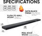 48-Inch Modern Wall Shelves with Hidden Heavy-Duty Brackets (Set of 2)