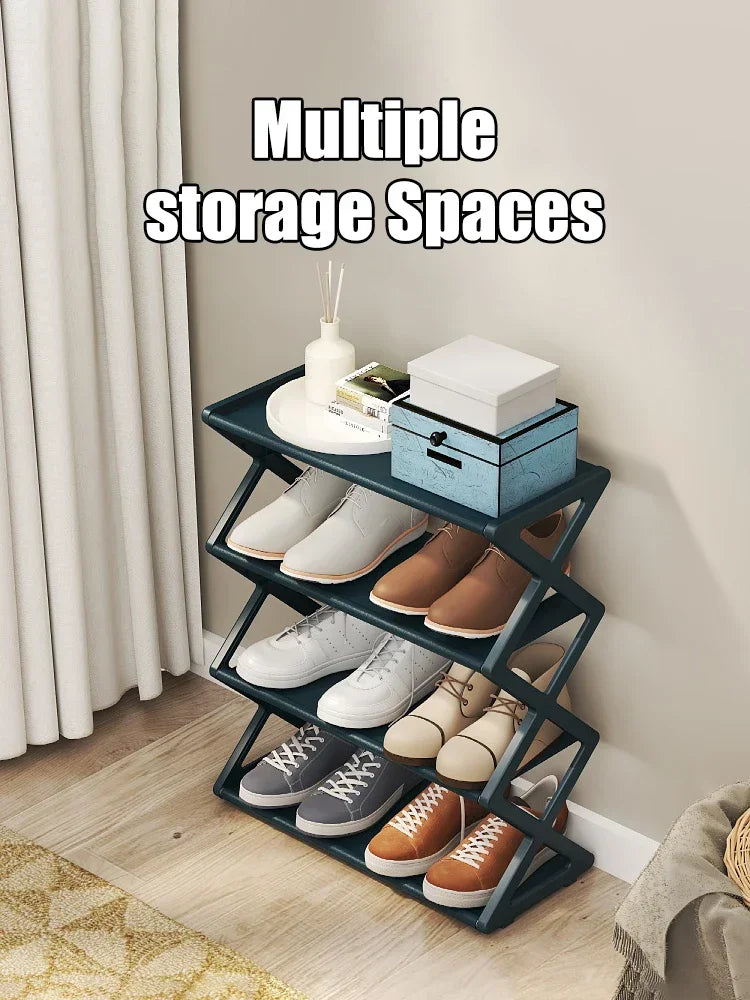 4-Tier Space-Saving Shoe Rack