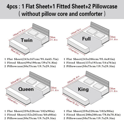 Vintage Floral Fitted Sheet Set | 3-Piece Deep Pocket Microfiber Bedding