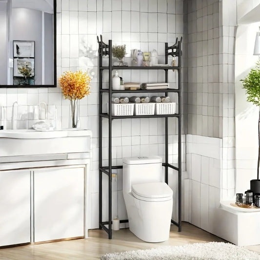 3-Tier Above Toilet Metal Storage Rack