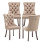 Modern Wingback Dining Room Chair Set