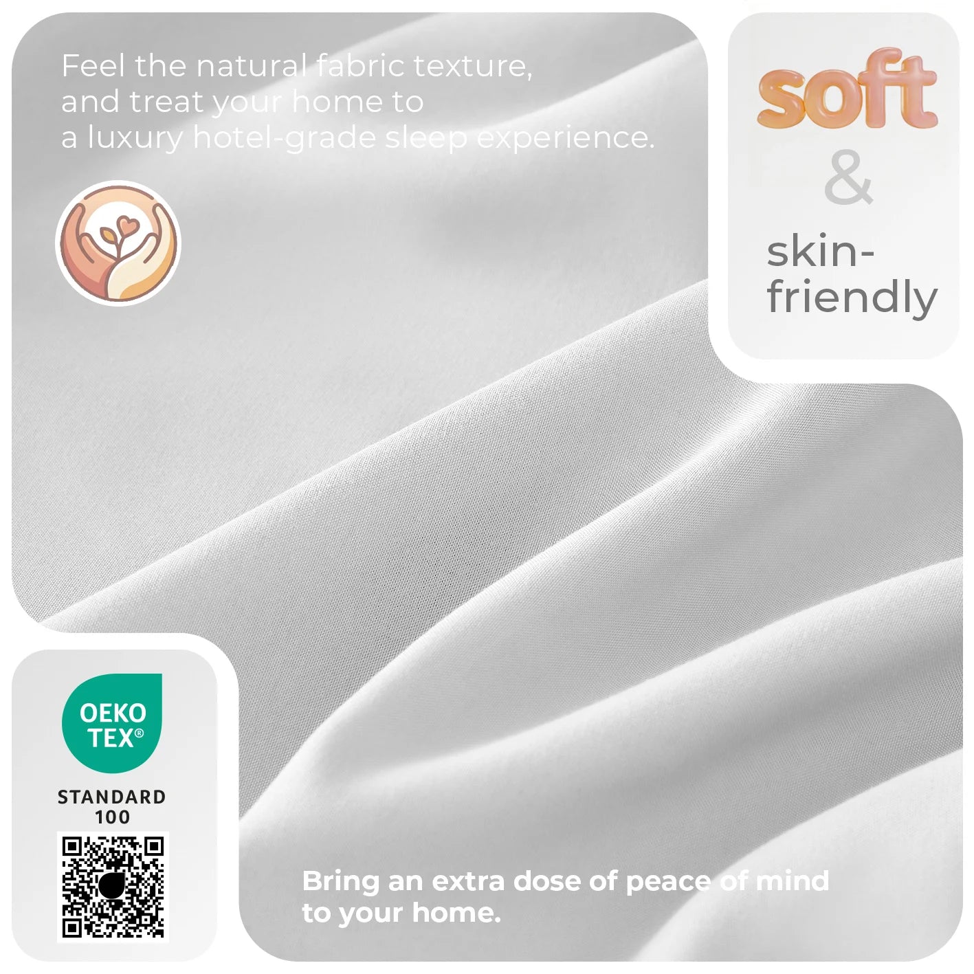 Cool & Soft 4-Piece Microfiber Sheet Set | Deep Pocket Bed Sheets Up to 18"