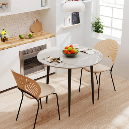 Round Sintered Stone Dining Room Table