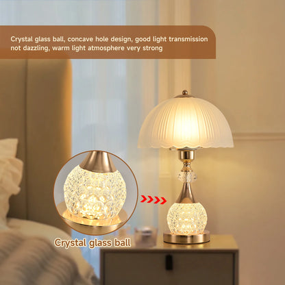 Bedside Luxury Crystal Table Lamp