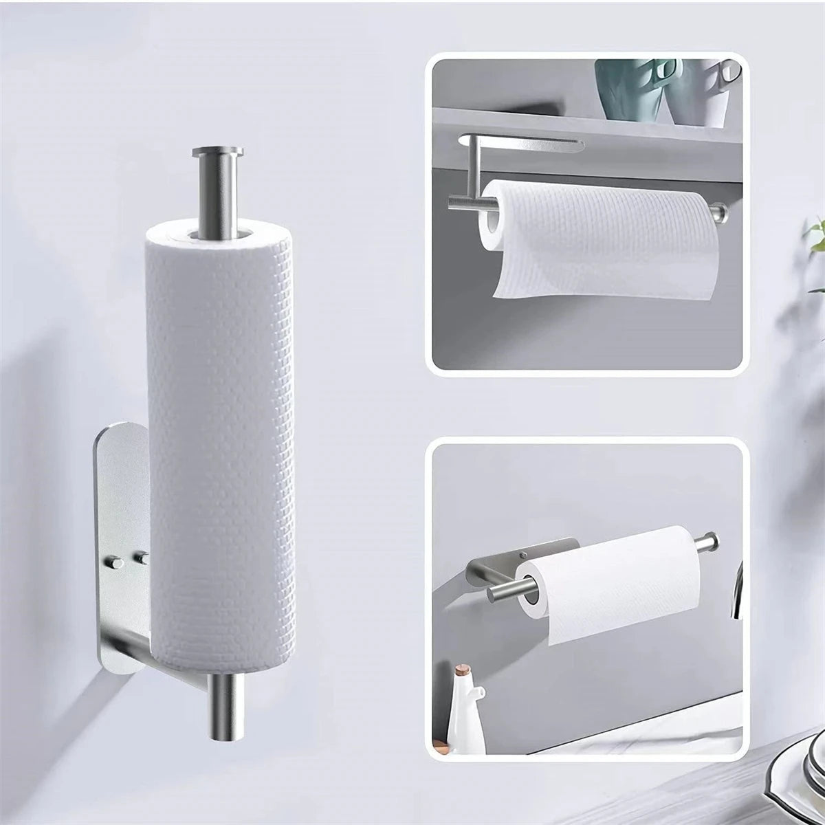 Modern Adhesive Paper Towel Holder