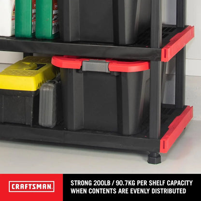 Heavy Duty, Durable 4-Tier Storage Rack
