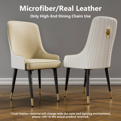 Modern Dining Room Chairs with High Tufted Back
